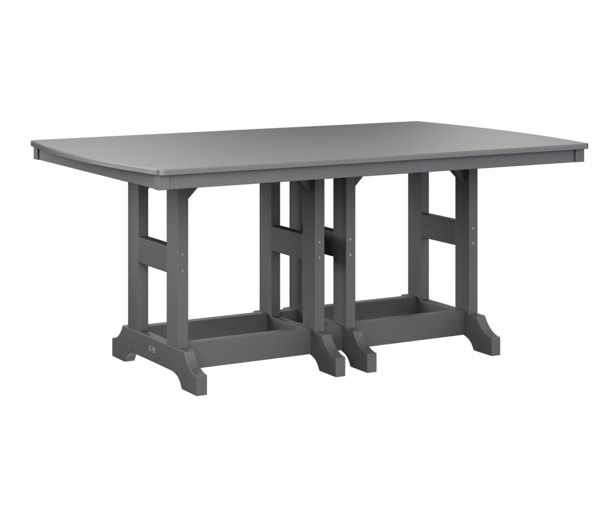 Berlin Gardens Garden Classic 44" x 72" Rectangular Bar Table with Hammered Top