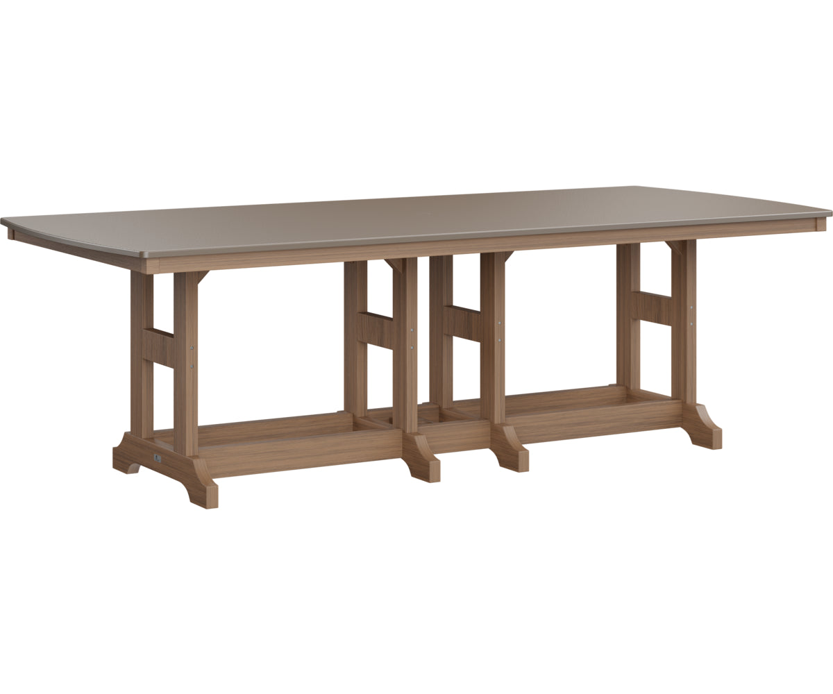 Berlin Gardens Garden Classic Bar Height 44" x 96" Rectangular Table with Hammered Top