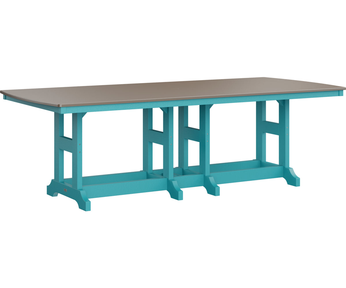 Berlin Gardens Garden Classic Bar Height 44" x 96" Rectangular Table with Hammered Top