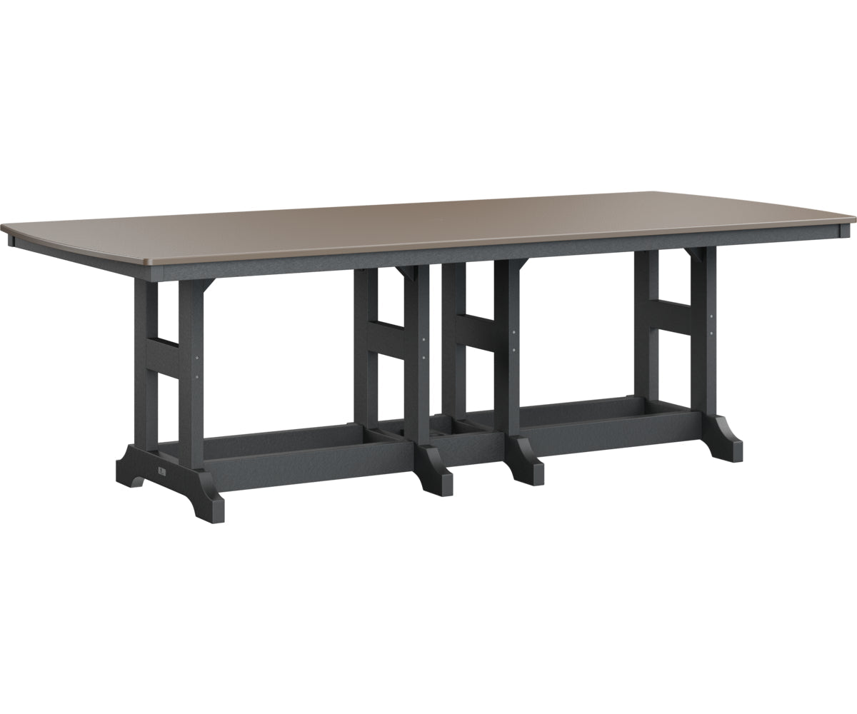 Berlin Gardens Garden Classic Bar Height 44" x 96" Rectangular Table with Hammered Top