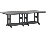 Berlin Gardens Garden Classic Bar Height 44" x 96" Rectangular Table with Hammered Top