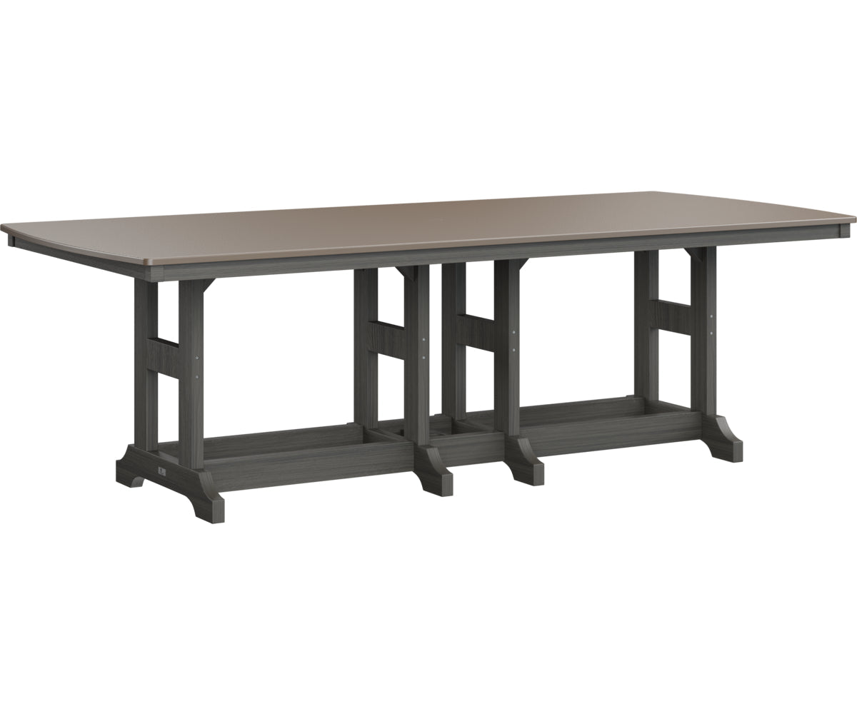 Berlin Gardens Garden Classic Bar Height 44" x 96" Rectangular Table with Hammered Top