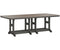 Berlin Gardens Garden Classic Bar Height 44" x 96" Rectangular Table with Hammered Top
