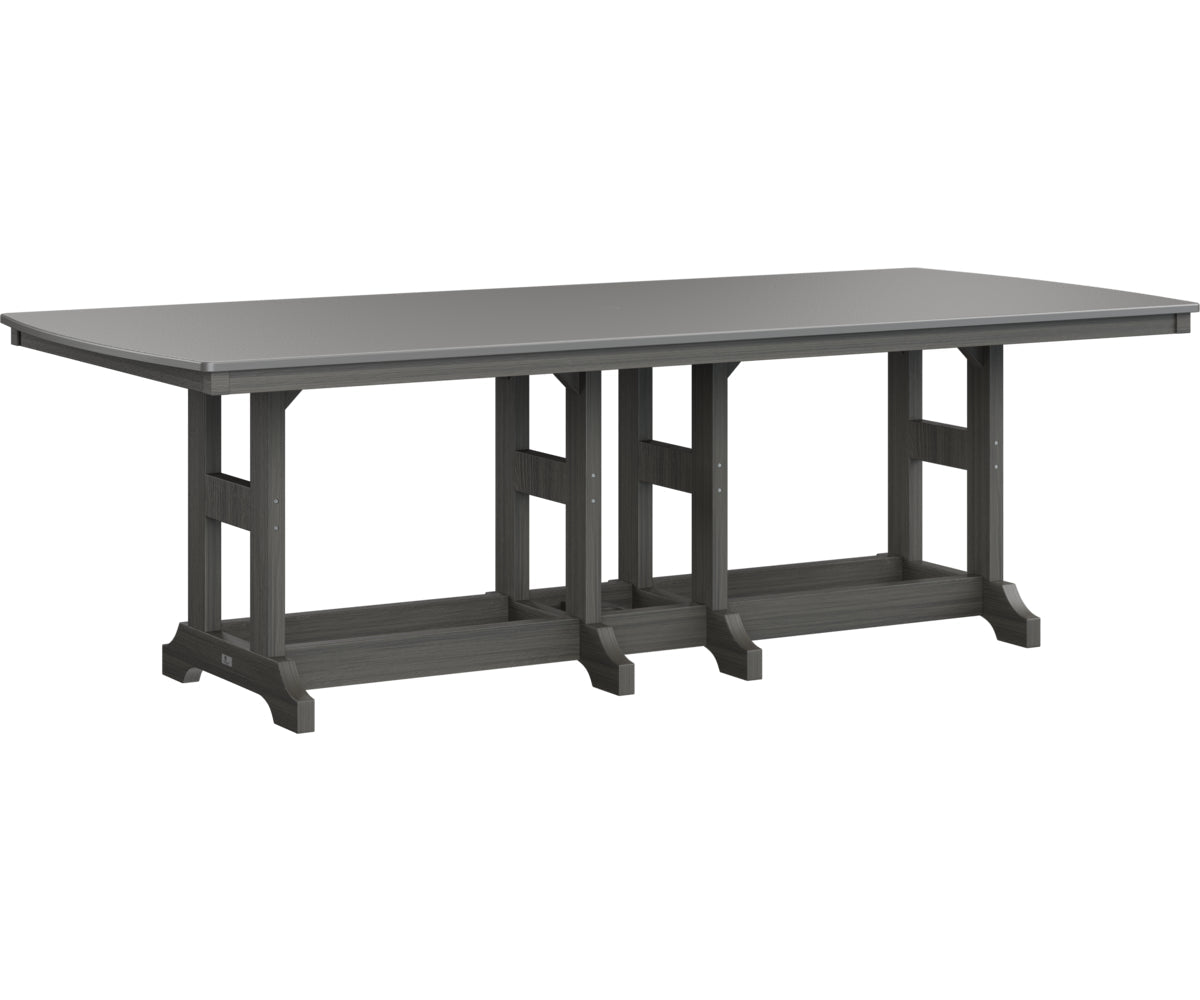 Berlin Gardens Garden Classic Bar Height 44" x 96" Rectangular Table with Hammered Top