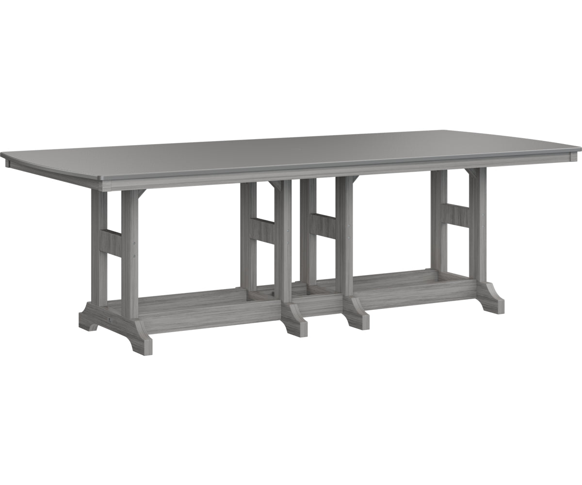 Berlin Gardens Garden Classic Bar Height 44" x 96" Rectangular Table with Hammered Top