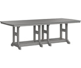 Berlin Gardens Garden Classic Bar Height 44" x 96" Rectangular Table with Hammered Top