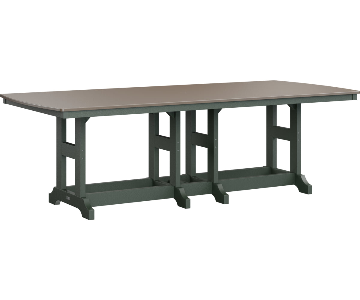 Berlin Gardens Garden Classic Bar Height 44" x 96" Rectangular Table with Hammered Top