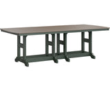 Berlin Gardens Garden Classic Bar Height 44" x 96" Rectangular Table with Hammered Top