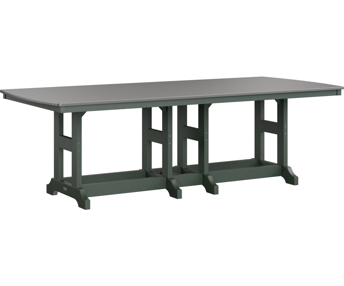 Berlin Gardens Garden Classic Bar Height 44" x 96" Rectangular Table with Hammered Top