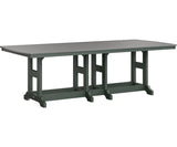 Berlin Gardens Garden Classic Bar Height 44" x 96" Rectangular Table with Hammered Top