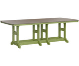 Berlin Gardens Garden Classic Bar Height 44" x 96" Rectangular Table with Hammered Top