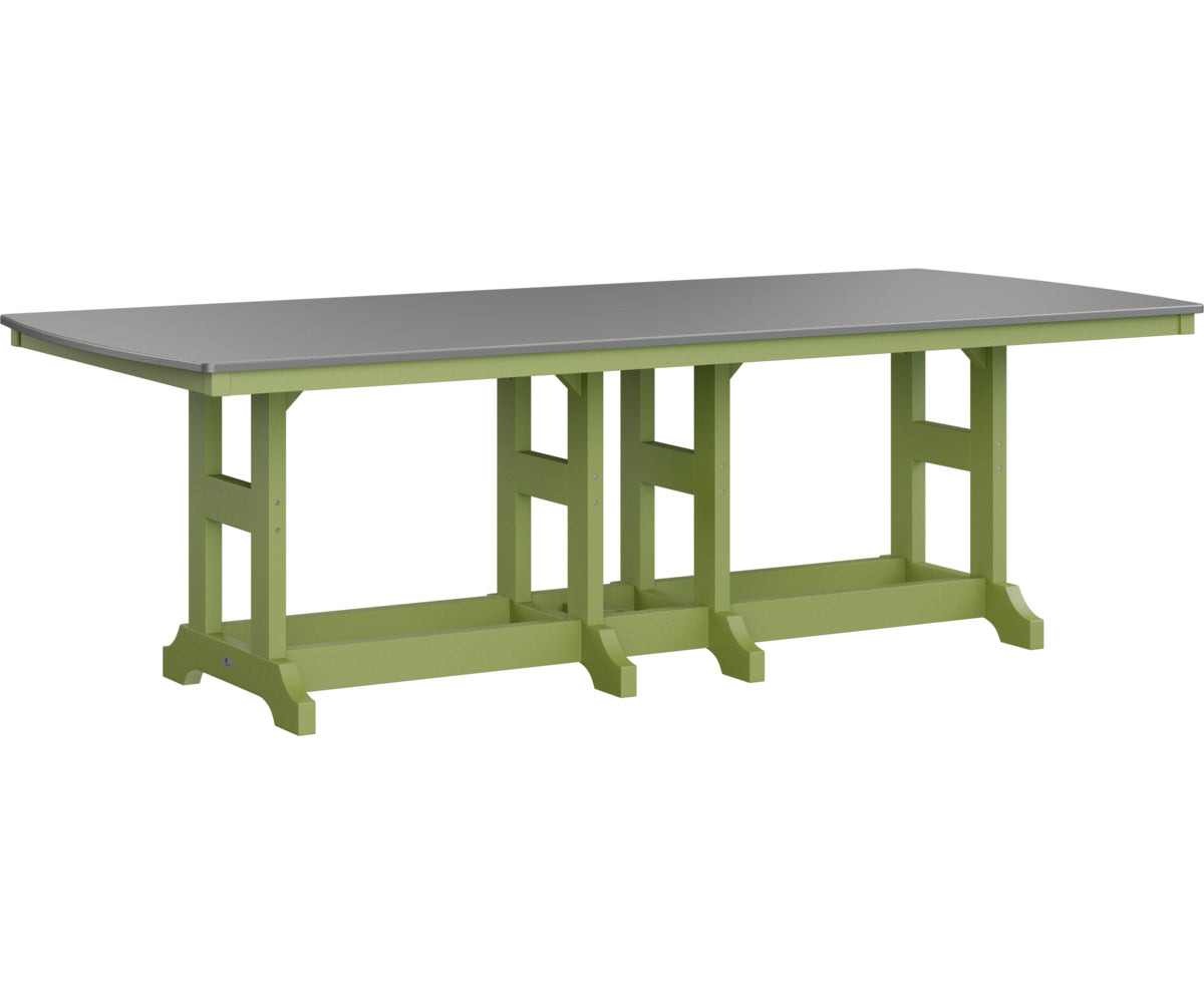 Berlin Gardens Garden Classic Bar Height 44" x 96" Rectangular Table with Hammered Top