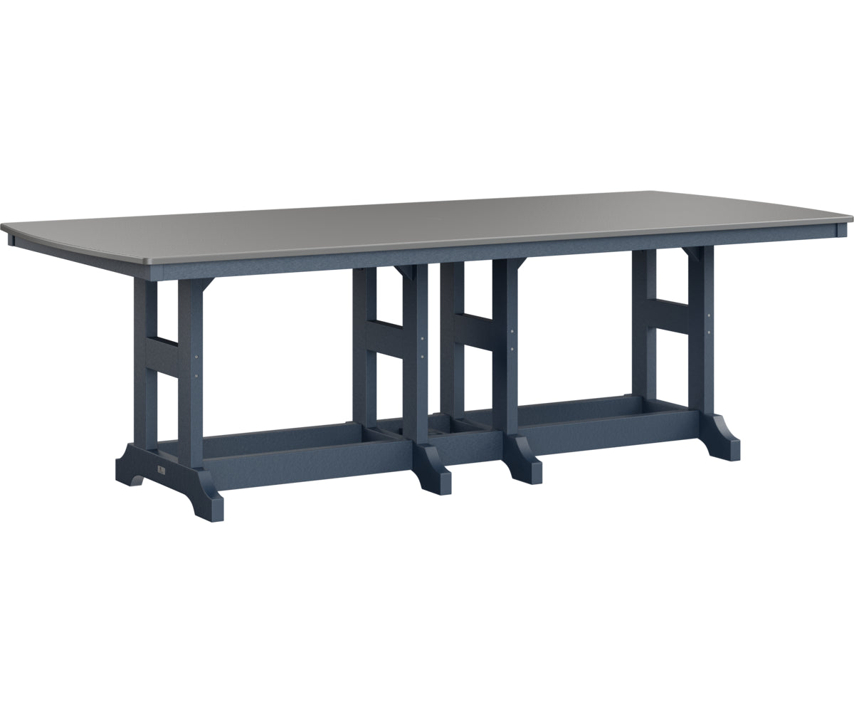 Berlin Gardens Garden Classic Bar Height 44" x 96" Rectangular Table with Hammered Top