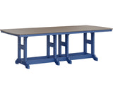 Berlin Gardens Garden Classic Bar Height 44" x 96" Rectangular Table with Hammered Top