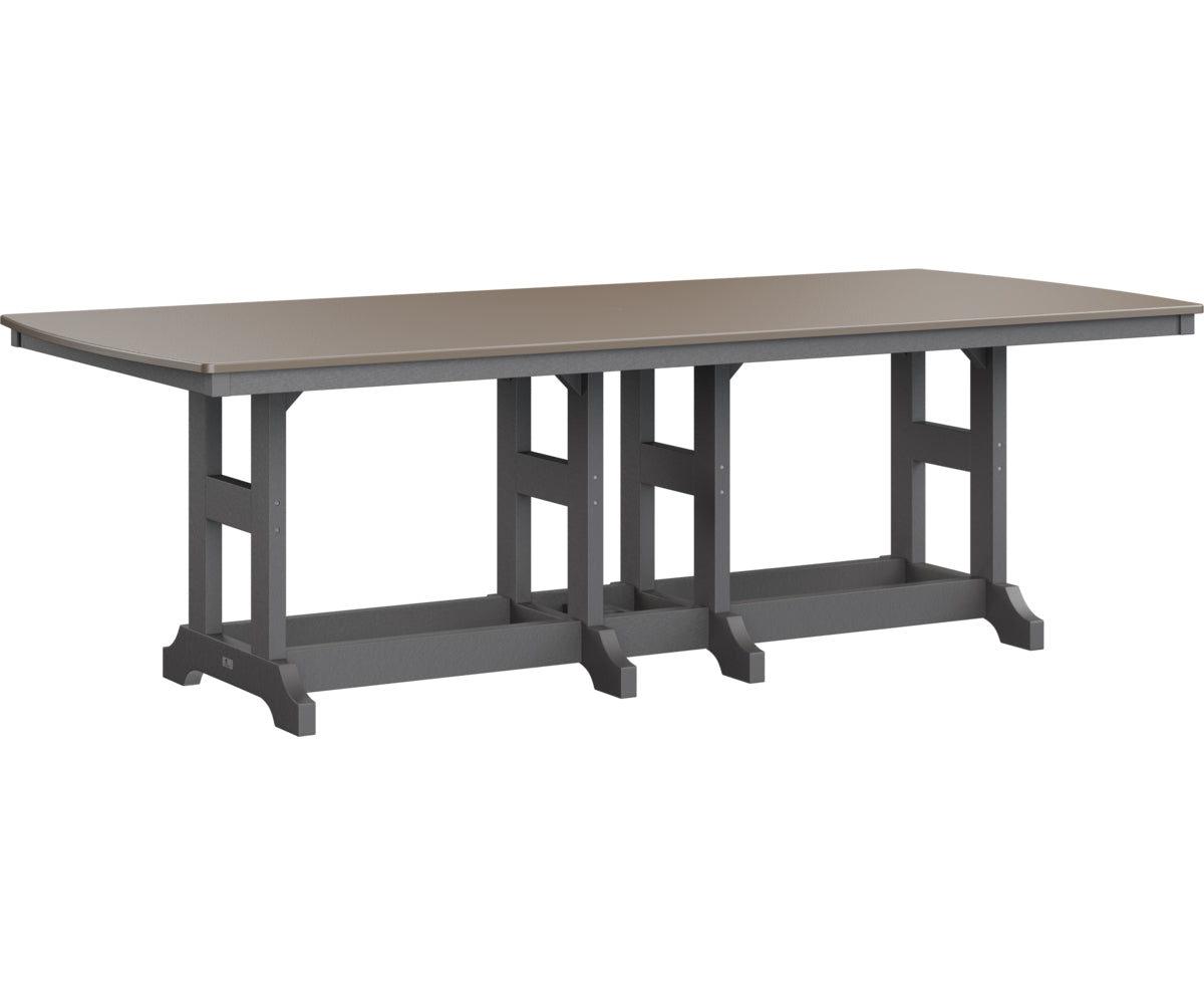 Berlin Gardens Garden Classic Bar Height 44" x 96" Rectangular Table with Hammered Top