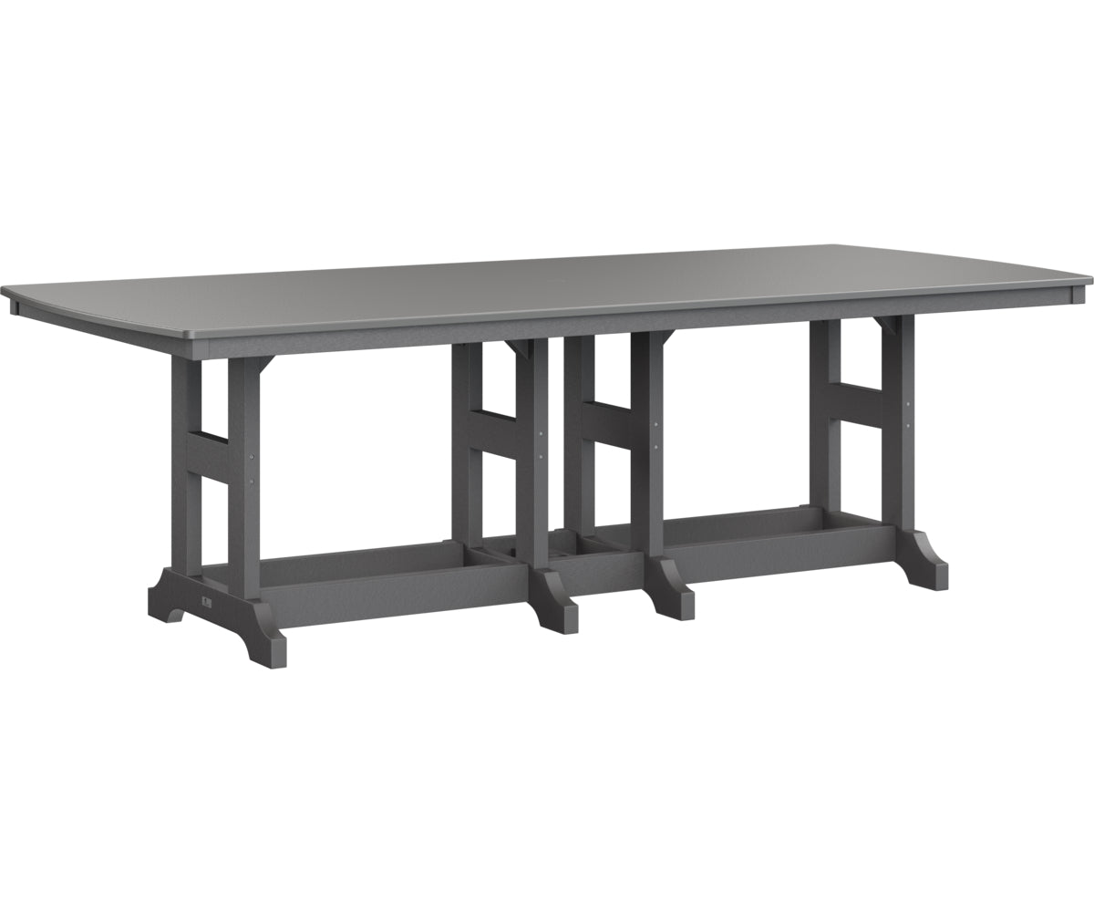 Berlin Gardens Garden Classic Bar Height 44" x 96" Rectangular Table with Hammered Top