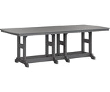 Berlin Gardens Garden Classic Bar Height 44" x 96" Rectangular Table with Hammered Top