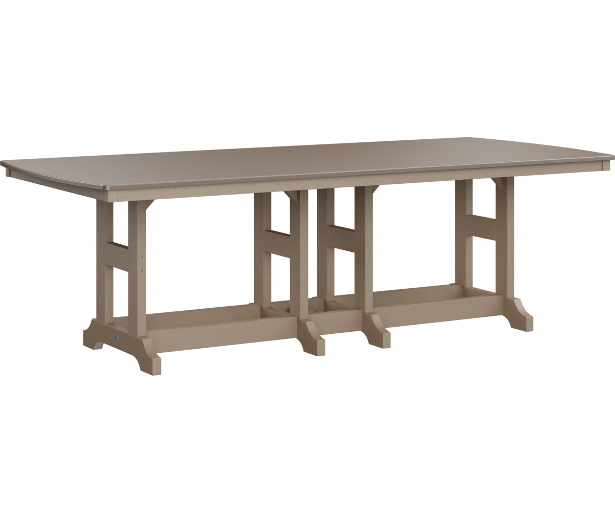 Berlin Gardens Garden Classic Bar Height 44" x 96" Rectangular Table with Hammered Top