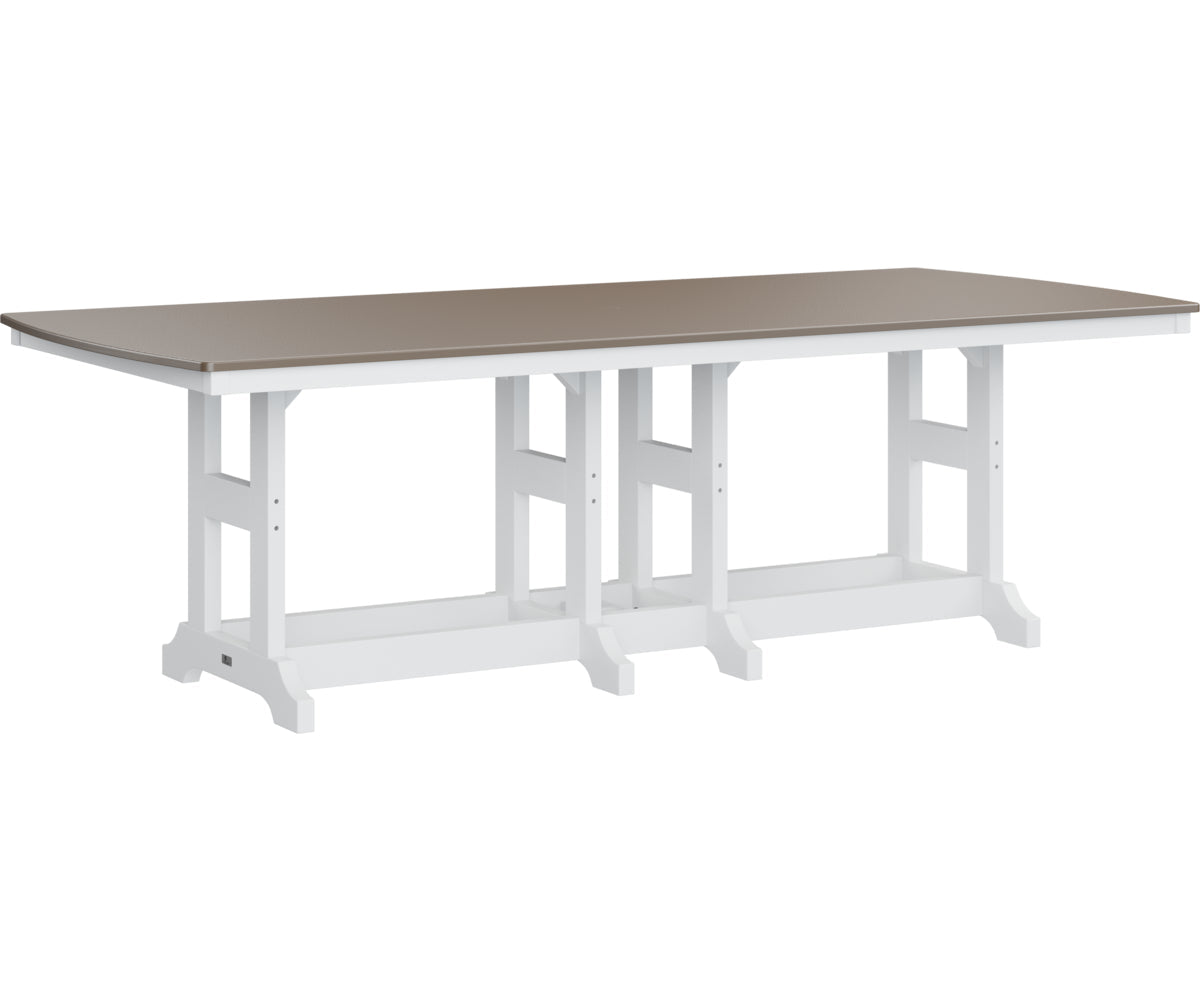 Berlin Gardens Garden Classic Bar Height 44" x 96" Rectangular Table with Hammered Top