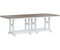 Berlin Gardens Garden Classic Bar Height 44" x 96" Rectangular Table with Hammered Top