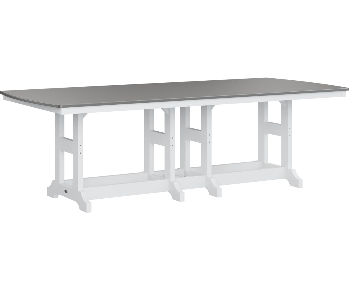 Berlin Gardens Garden Classic Bar Height 44" x 96" Rectangular Table with Hammered Top