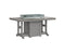 Berlin Gardens Garden Classic 44" x 72" Rectangular Fire Dining Table with Hammered Top