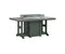 Berlin Gardens Garden Classic 44" x 72" Rectangular Fire Dining Table with Hammered Top