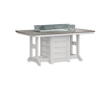 Berlin Gardens Garden Classic 44" x 72" Rectangular Fire Dining Table with Hammered Top