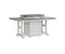 Berlin Gardens Garden Classic 44" x 72" Rectangular Fire Dining Table with Hammered Top