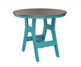 Berlin Gardens Harbor Bar Tables 38" Round Bar Table with Hammered Top