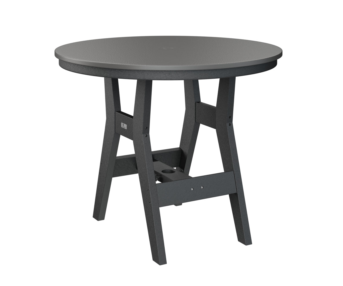 Berlin Gardens Harbor Dining Tables 38" Round Dining Table with Hammered Top