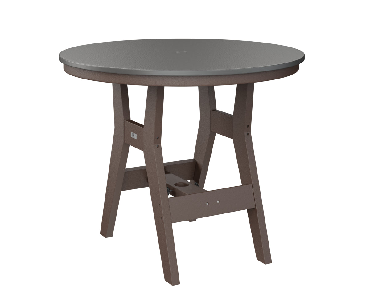 Berlin Gardens Harbor Bar Tables 38" Round Bar Table with Hammered Top