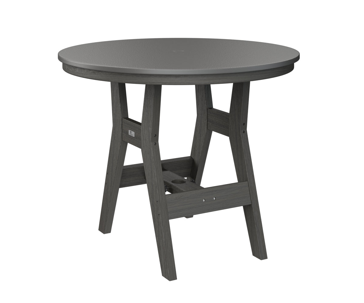 Berlin Gardens Harbor Bar Tables 38" Round Bar Table with Hammered Top