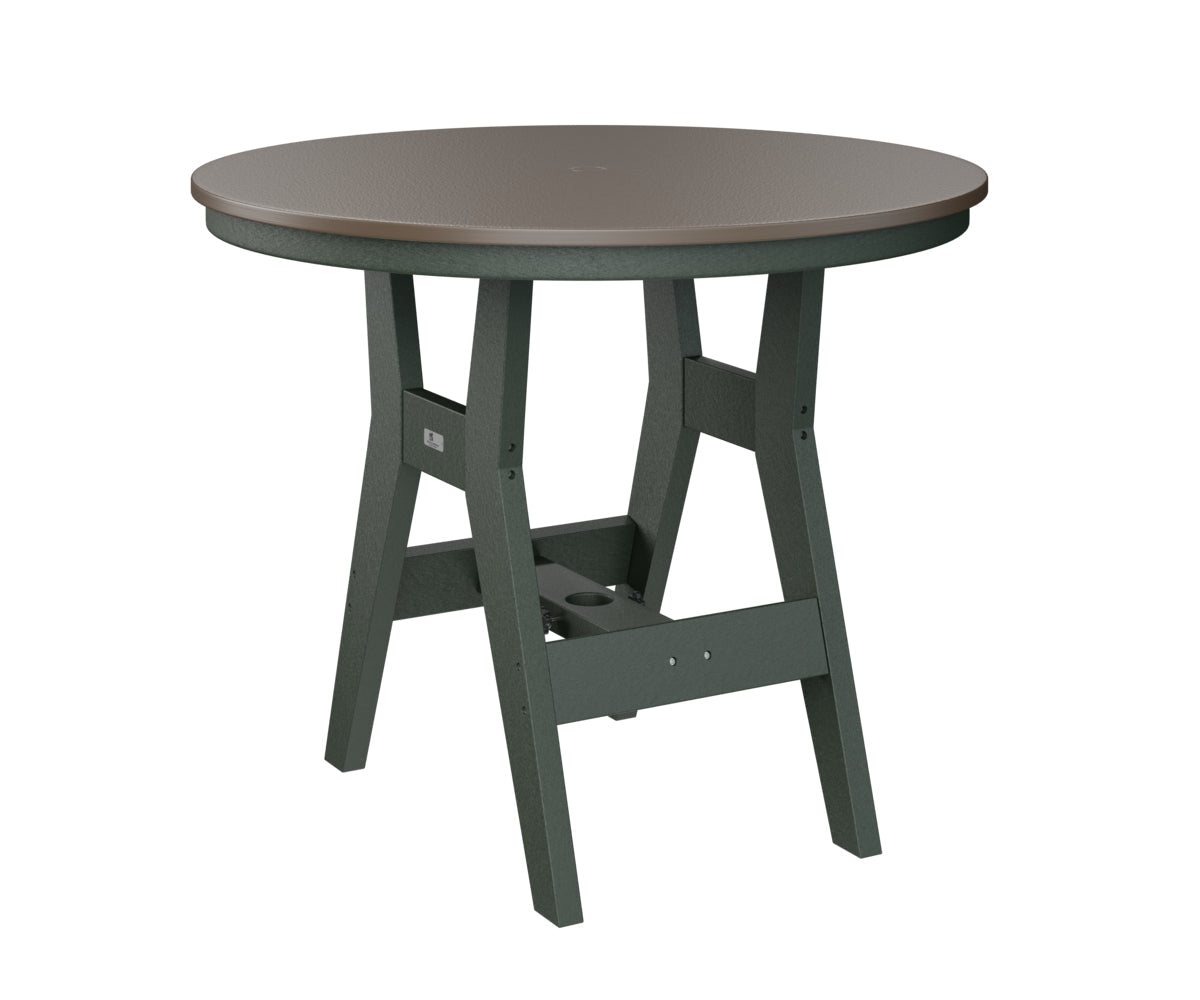 Berlin Gardens Harbor Bar Tables 38" Round Bar Table with Hammered Top