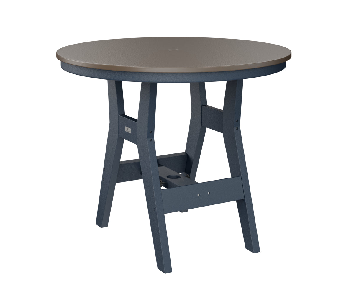 Berlin Gardens Harbor Bar Tables 38" Round Bar Table with Hammered Top
