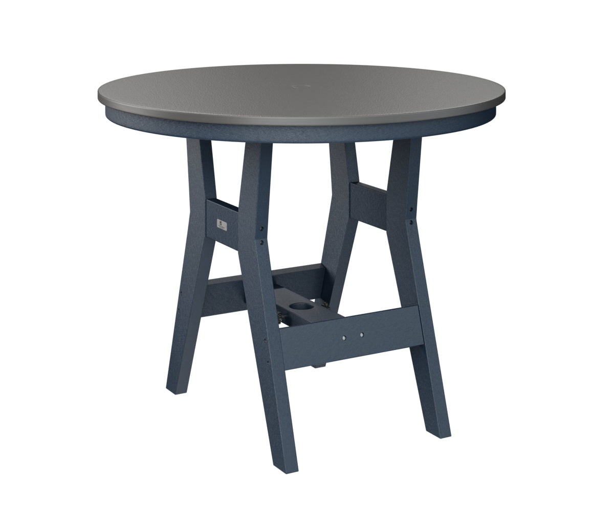 Berlin Gardens Harbor Bar Tables 38" Round Bar Table with Hammered Top