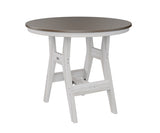Berlin Gardens Harbor Bar Tables 38" Round Bar Table with Hammered Top