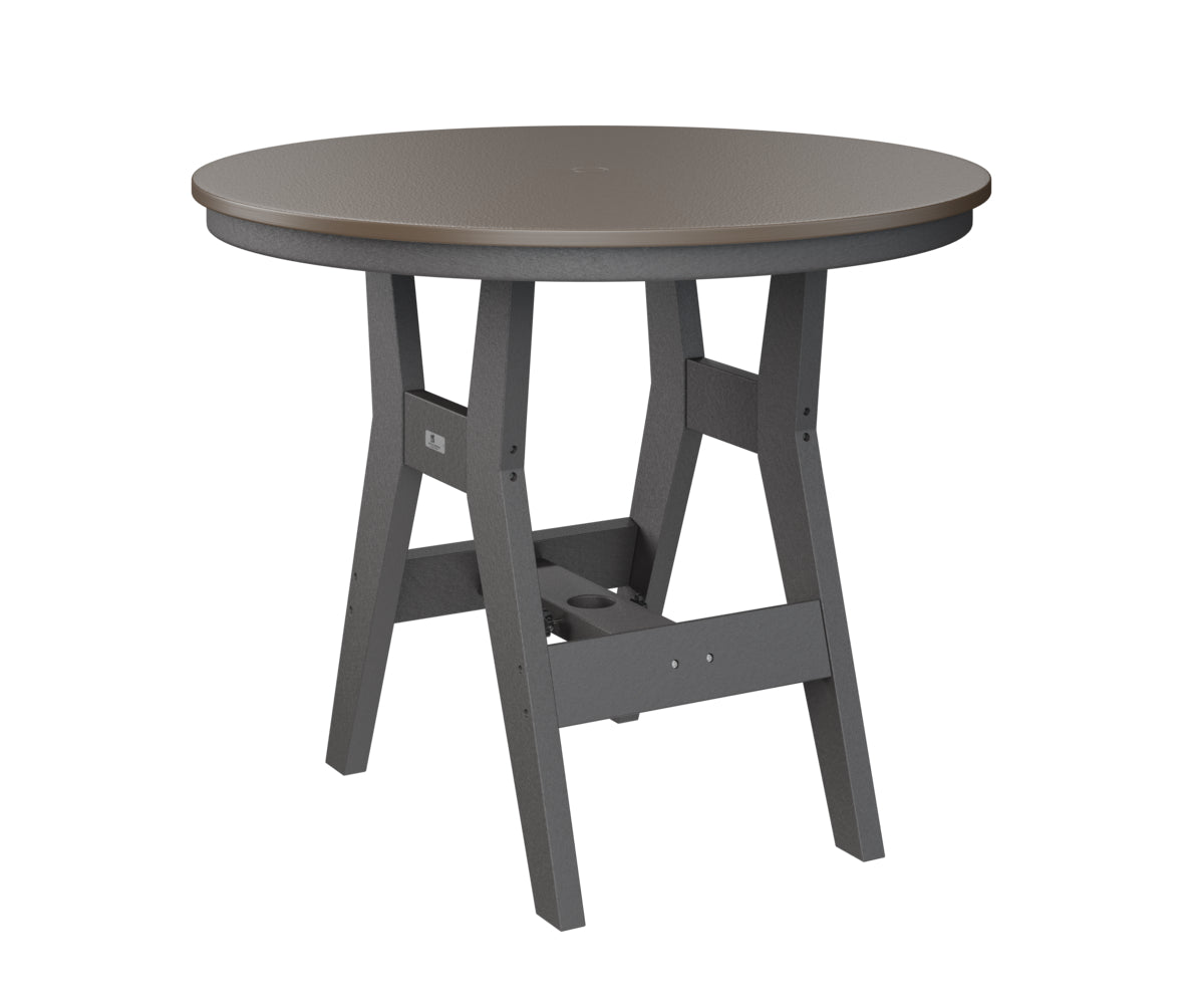 Berlin Gardens Harbor Bar Tables 38" Round Bar Table with Hammered Top
