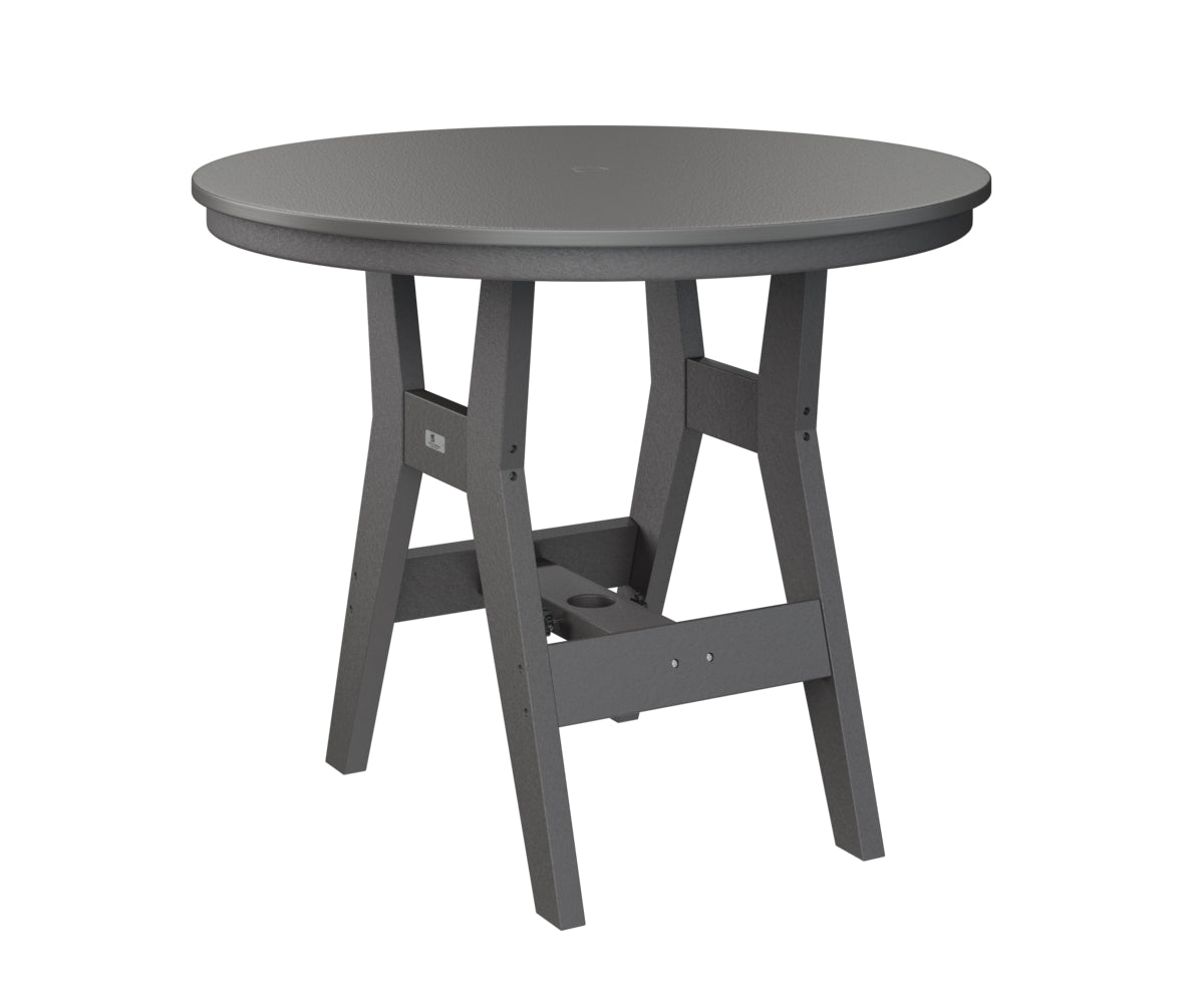 Berlin Gardens Harbor Bar Tables 38" Round Bar Table with Hammered Top
