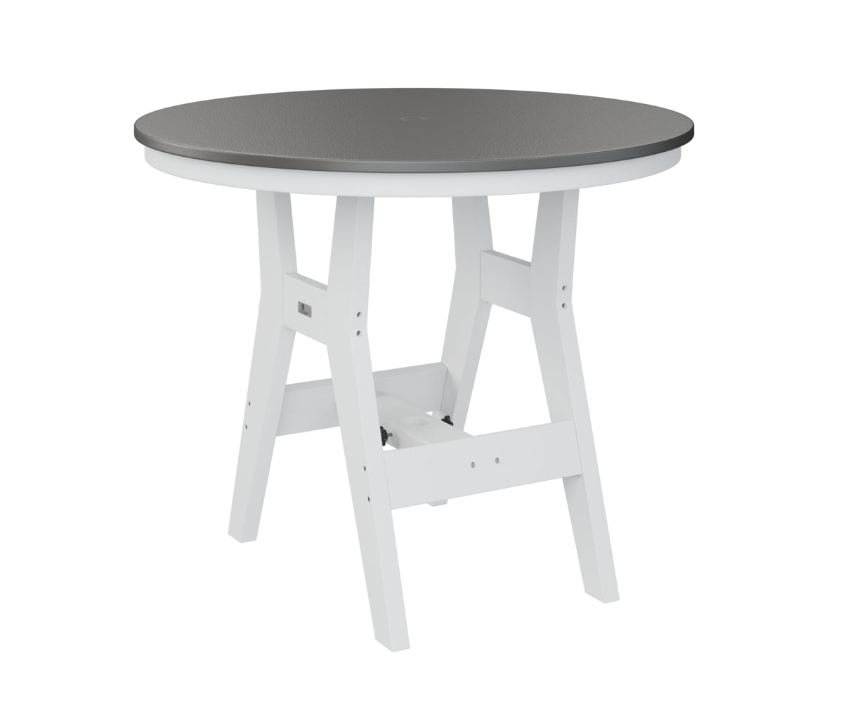 Berlin Gardens Harbor Bar Tables 38" Round Bar Table with Hammered Top