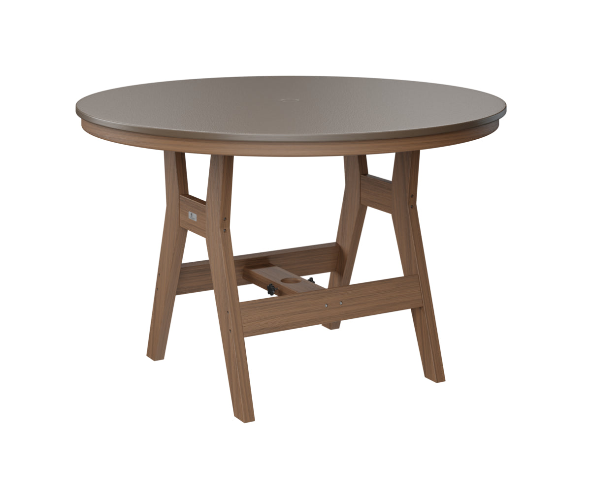 Berlin Gardens Harbor Bar Tables 48" Round Bar Table with Hammered Top