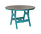 Berlin Gardens Harbor Bar Tables 48" Round Bar Table with Hammered Top