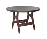Berlin Gardens Harbor Bar Tables 48" Round Bar Table with Hammered Top