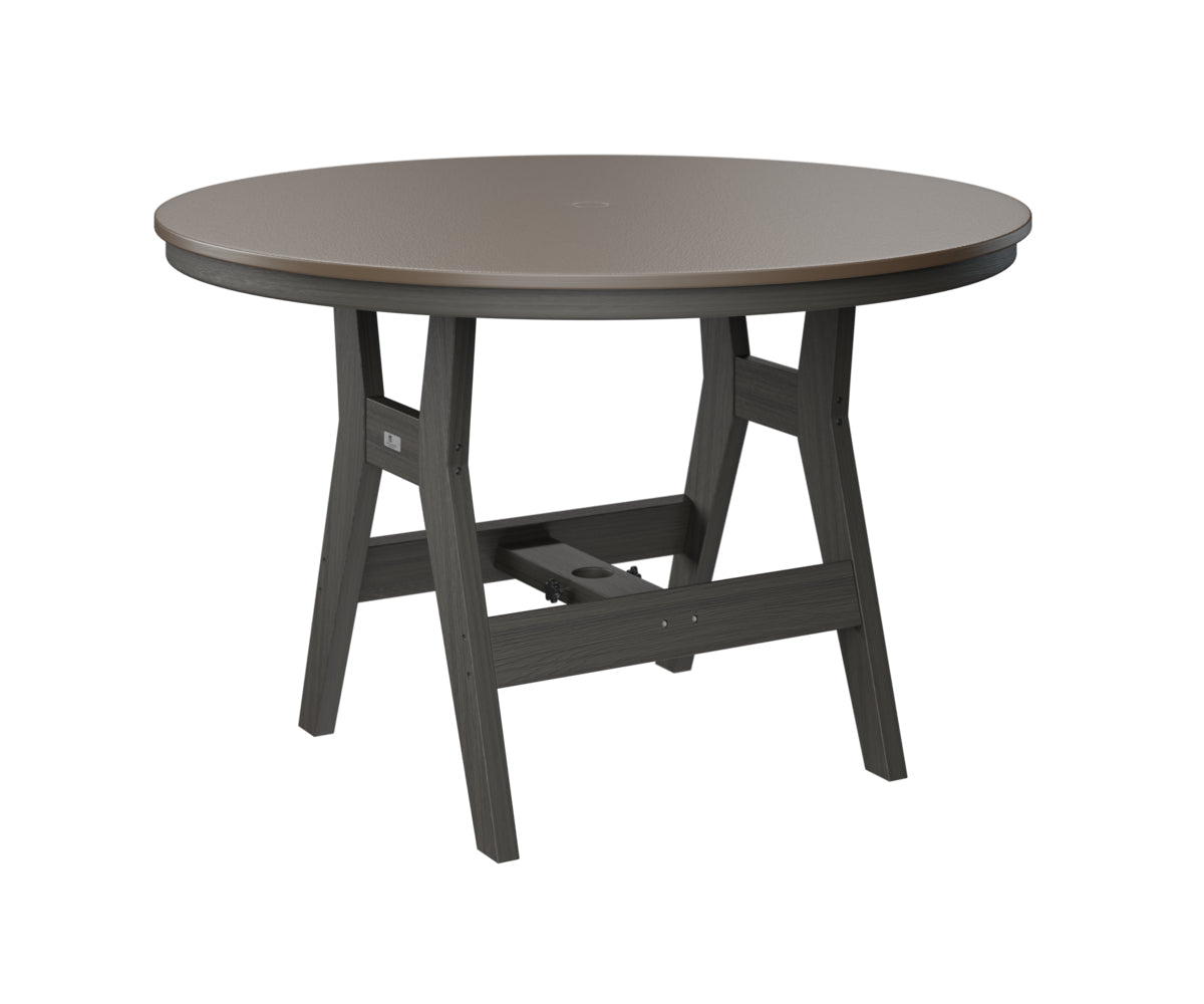 Berlin Gardens Harbor Bar Tables 48" Round Bar Table with Hammered Top