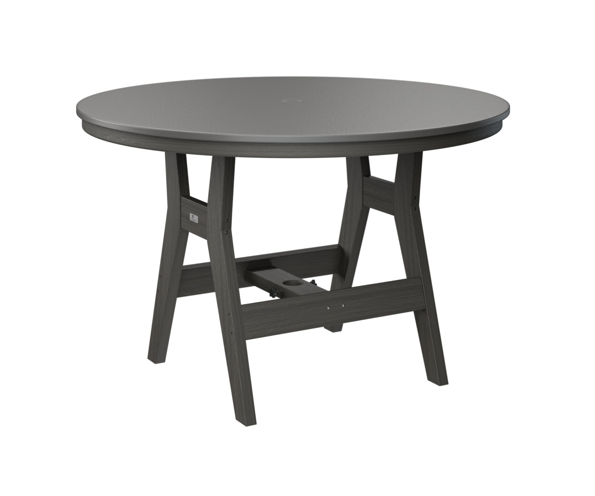 Berlin Gardens Harbor Bar Tables 48" Round Bar Table with Hammered Top
