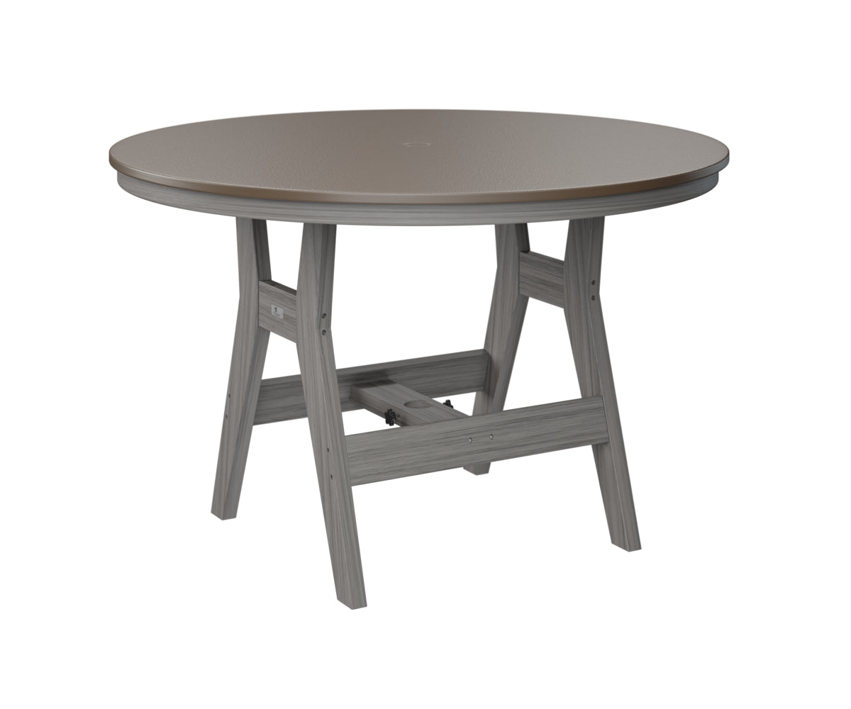 Berlin Gardens Harbor Bar Tables 48" Round Bar Table with Hammered Top