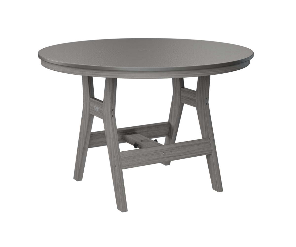 Berlin Gardens Harbor Bar Tables 48" Round Bar Table with Hammered Top