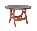 Berlin Gardens Harbor Bar Tables 48" Round Bar Table with Hammered Top