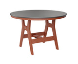 Berlin Gardens Harbor Bar Tables 48" Round Bar Table with Hammered Top