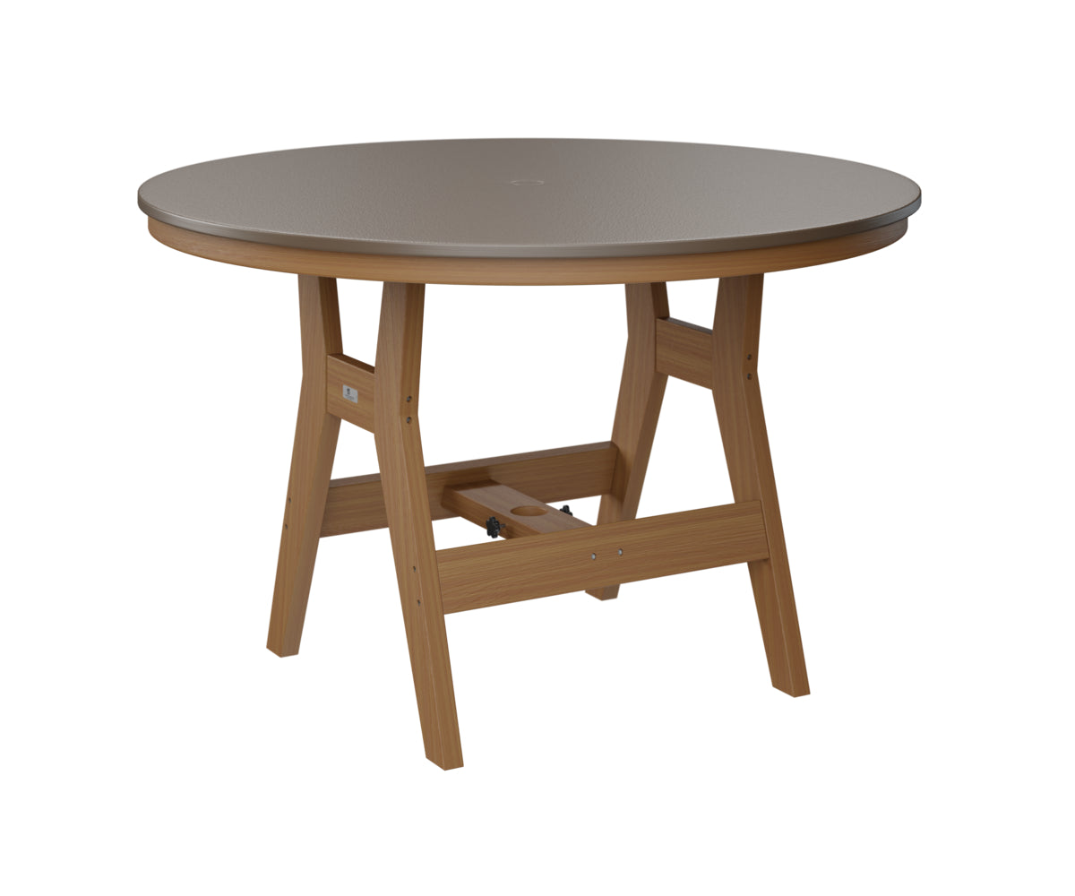 Berlin Gardens Harbor Bar Tables 48" Round Bar Table with Hammered Top